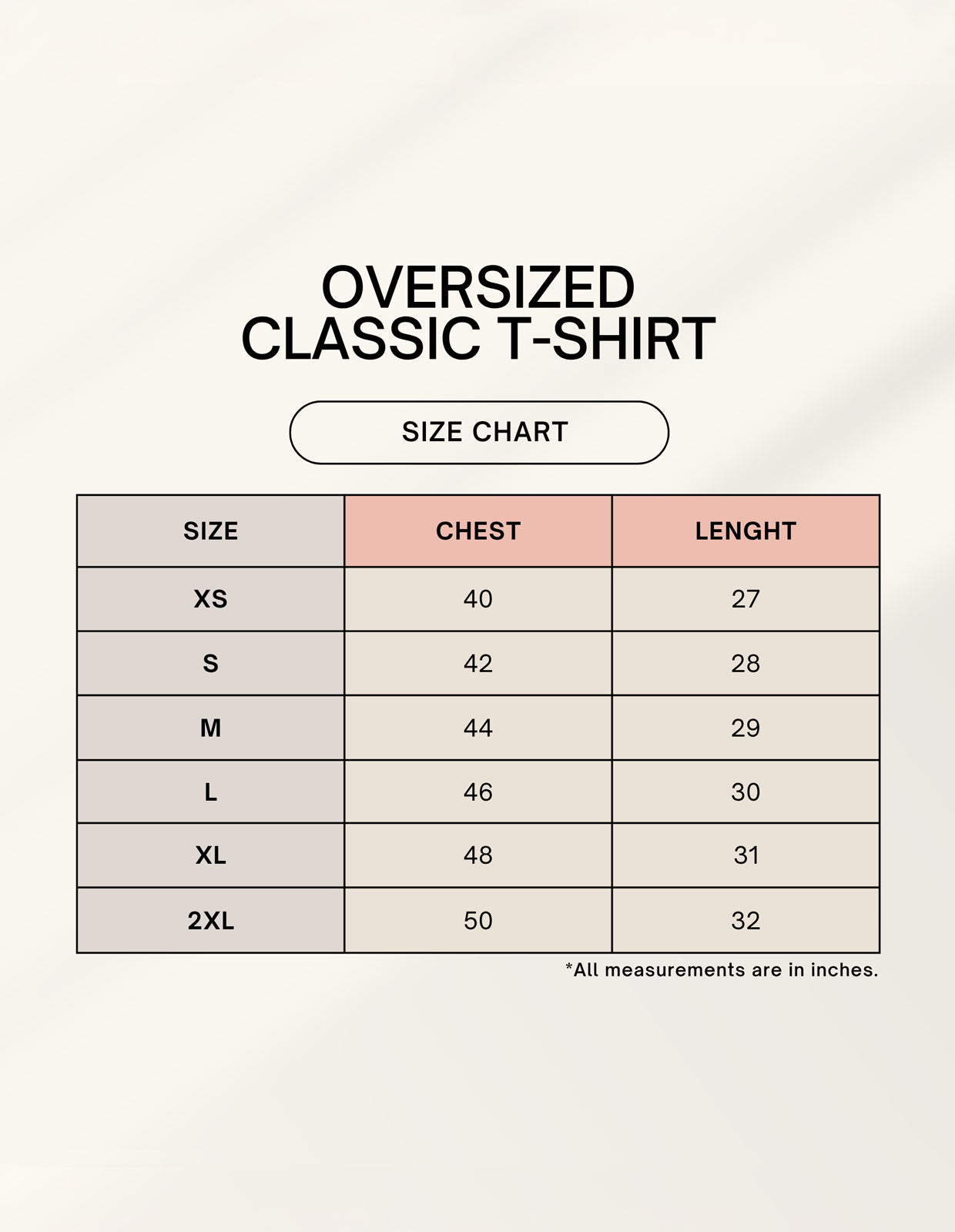 Unisex Oversized Classic T-Shirt